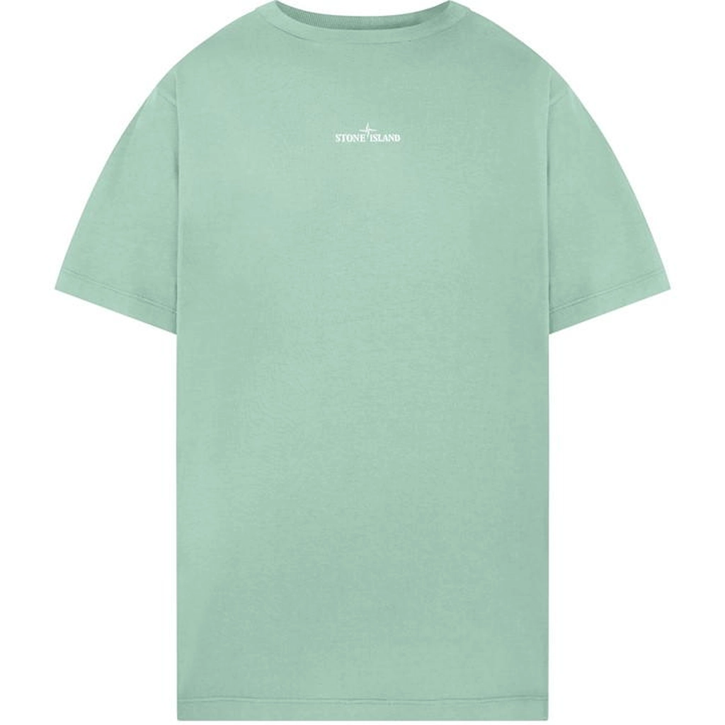 Stone Island Paint 1 Short Sleeved T Shirt - Green
